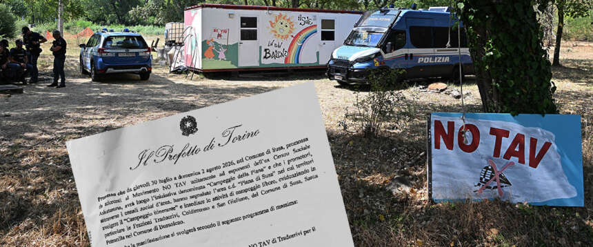 No Tav, alta tensione in Val di Susa. Vietato il campeggio vicino ai cantieri. “Lo facciamo lo stesso”