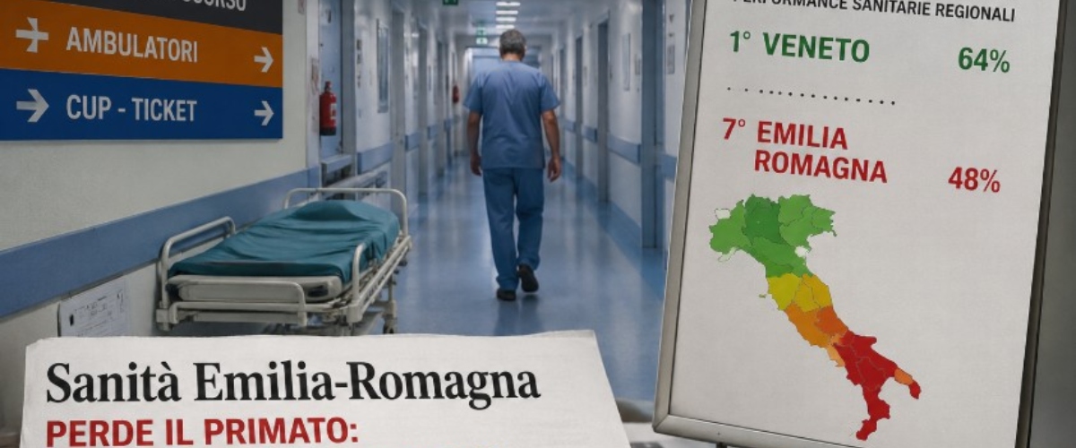 Sanità, il rapporto Crea boccia il mito dell’Emilia-Romagna: perde il primato e scende al settimo posto