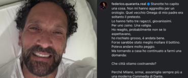 FEDERICO QUARANTA AGGREDITO MILANO