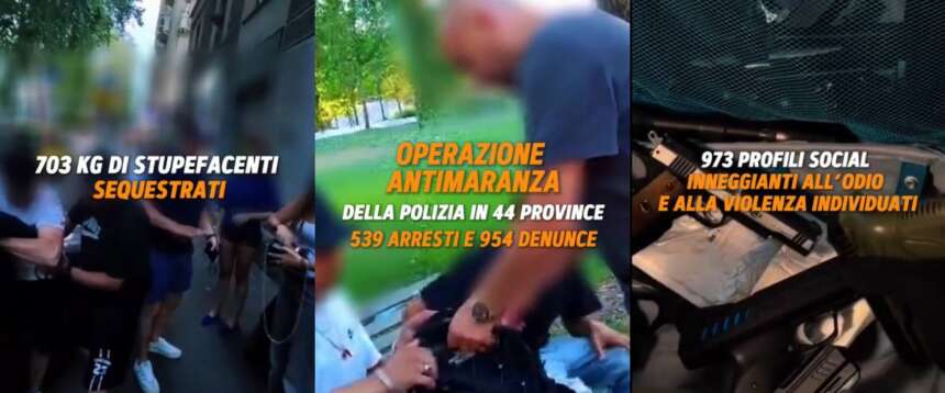 Maxi operazione contro le baby gang, il centrodestra: «I decreti Sicurezza funzionano» (video)