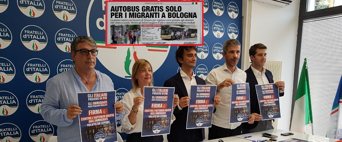 prima gli stranieri bus gratis ai migranti richiedenti asilo fdi lancia la raccolta di firme per dire no da Secoloditalia.it prima gli stranieri bus gratis ai migranti richiedenti asilo fdi lancia la raccolta di firme per dire no