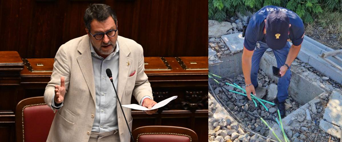 Treni nel caos in Calabria: una manina ha tranciato i cavi della rete. Ma per la sinistra è sempre colpa di Salvini