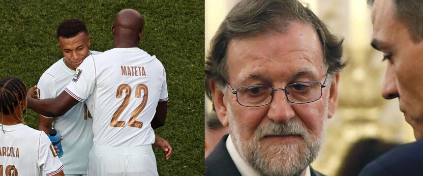 “La Francia è senza calciatori francesi”. Rajoy ironizza, Sanchez si indigna: “Non siamo razzisti…”