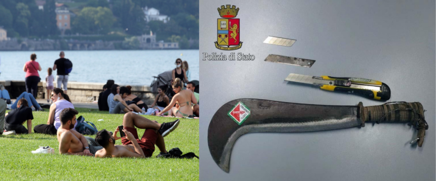 Como marocchino poliziotto roncola