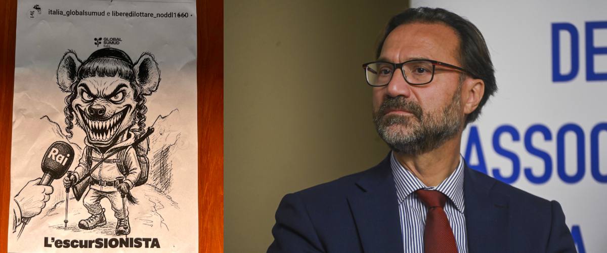Manifesto antisemita affisso nella sede Rai, giornalista Brunori al centro di attacchi politici