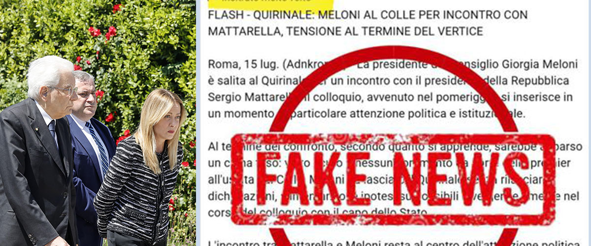 meloni al quirinale la fake news corre nelle chat dei politici e illude la sinistra adnkronos denuncia da Secoloditalia.it meloni al quirinale la fake news corre nelle chat dei politici e illude la sinistra adnkronos denuncia