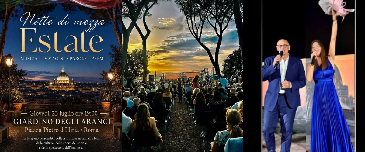 al giardino degli aranci la 25esima edizione di notte di mezza estate con fdi musica arte impegno civico e politica da Secoloditalia.it al giardino degli aranci la 25esima edizione di notte di mezza estate con fdi musica arte impegno civico e politica