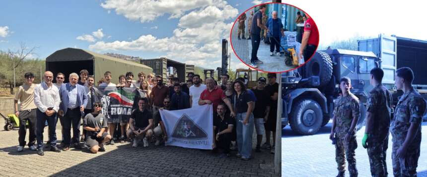 Numeri record, 20 tonnellate di aiuti per il Libano da Gioventù nazionale e Modavi Protezione Civile. Todde: “Grazie al lavoro di decine e decine di ragazzi”