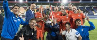 Un momento della Partita del Cuore 2025