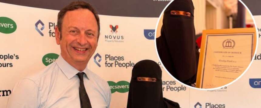 Indossa il niqab e ritira il premio per l’inclusione femminile a Westminster: l’assurdo caso di Khadija Patel