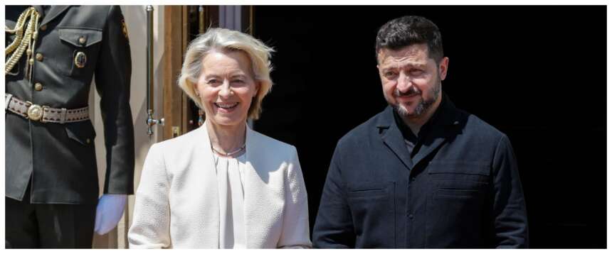 Beni russi congelati, l’Ue destina a Kiev 1,4 miliardi. Von der Leyen: «Mosca deve pagare per la distruzione che ha causato»