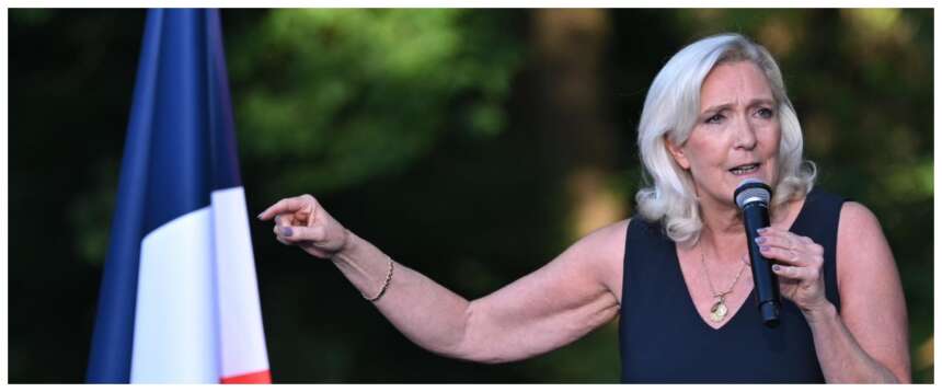 Marine Le Pen vola nei sondaggi per le presidenziali francesi: al 35,5%. E al ballottaggio batterebbe tutti