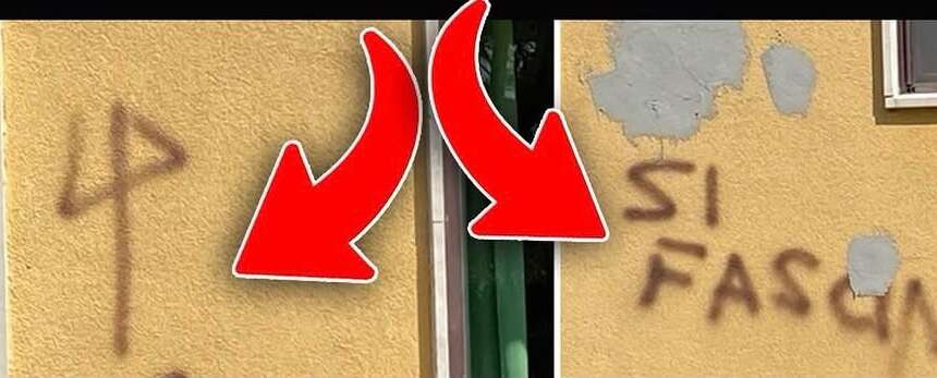 Lo scivolone del Pd a Pisa: “Scritte fasciste a scuola”. Ma erano le indicazioni lasciate dagli operai per i lavori