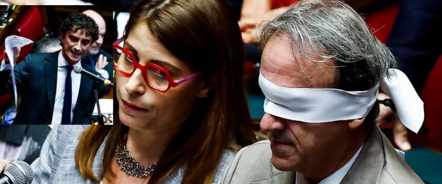 Delmastro, la Camera nega l’uso delle chat. Scontro infuocato tra Bignami e la sinistra in modalità sceneggiata