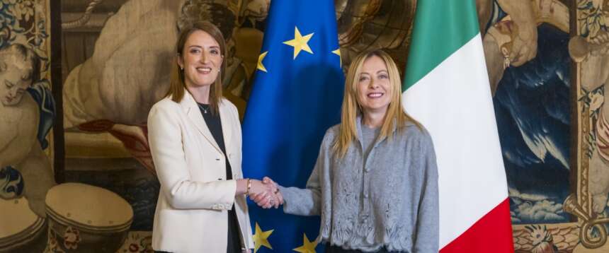 Metsola dà ragione a Meloni: “Ha detto bene, in Europa servono più soluzioni di buon senso”