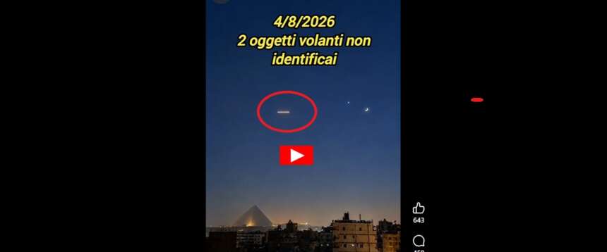 Oggetto volante non identificato terrorizza mezza Italia (video). C’è una spiegazione, ma non convince tutti