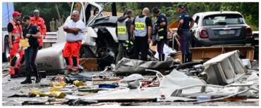 Strage stradale sulla Rieti-Terni: 6 morti e 30 feriti nello scontro frontale tra pullman e camper