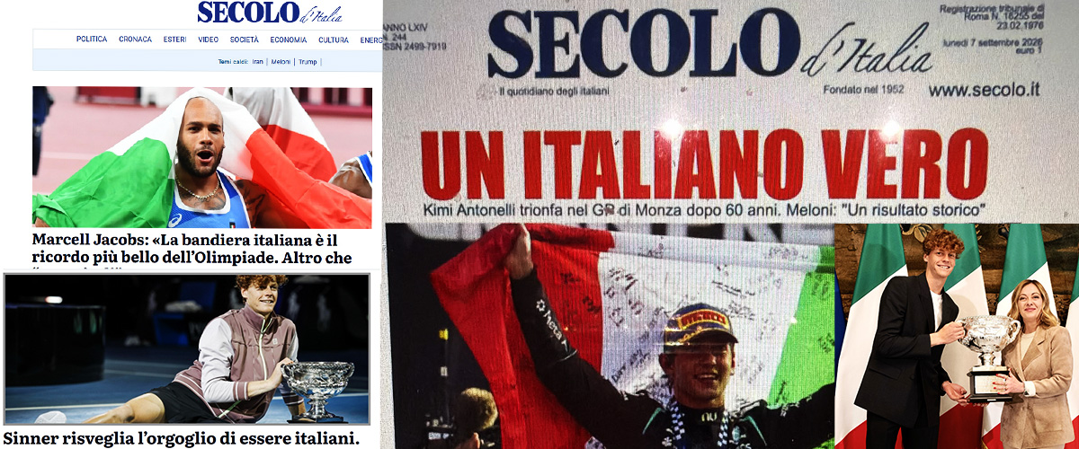 kimi antonelli italiano vero come jacobs e sinner clamoroso scivolone di repubblica sul secolo d8217italia da Secoloditalia.it kimi antonelli italiano vero come jacobs e sinner clamoroso scivolone di repubblica sul secolo d8217italia