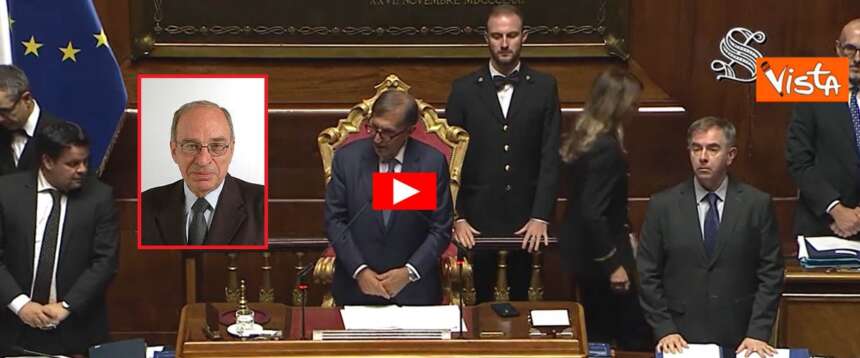 Senato, La Russa ricorda Mantica: “Dal Msi al governo, con idee moderne e la passione per l’Africa” (video)