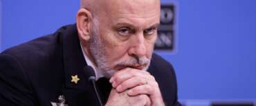 L’ammiraglio Cavo Dragone, Presidente del Comitato Militare Nato