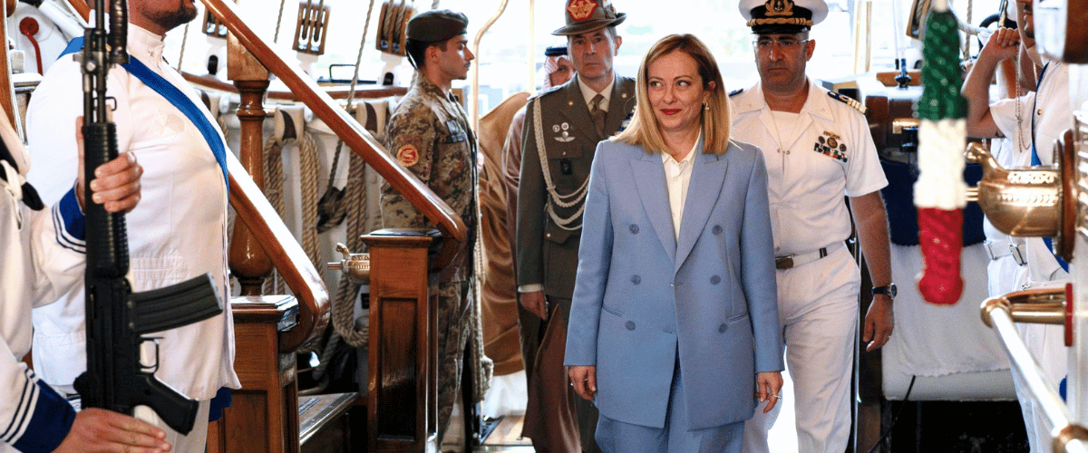 Meloni Mare potenza La Spezia