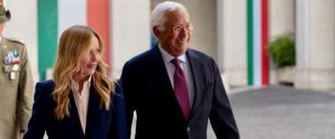 Meloni con il presidente del Consiglio europeo Antonio Costa a Palazzo Chigi