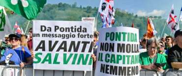 Pontida, è il giorno della Lega tra attesa per Salvini e sfida delle T-shirt