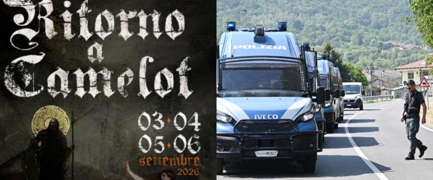 “Ritorno a Camelot”: allarme per il raduno degli skinheads in Trentino. Centinaia di agenti inviati