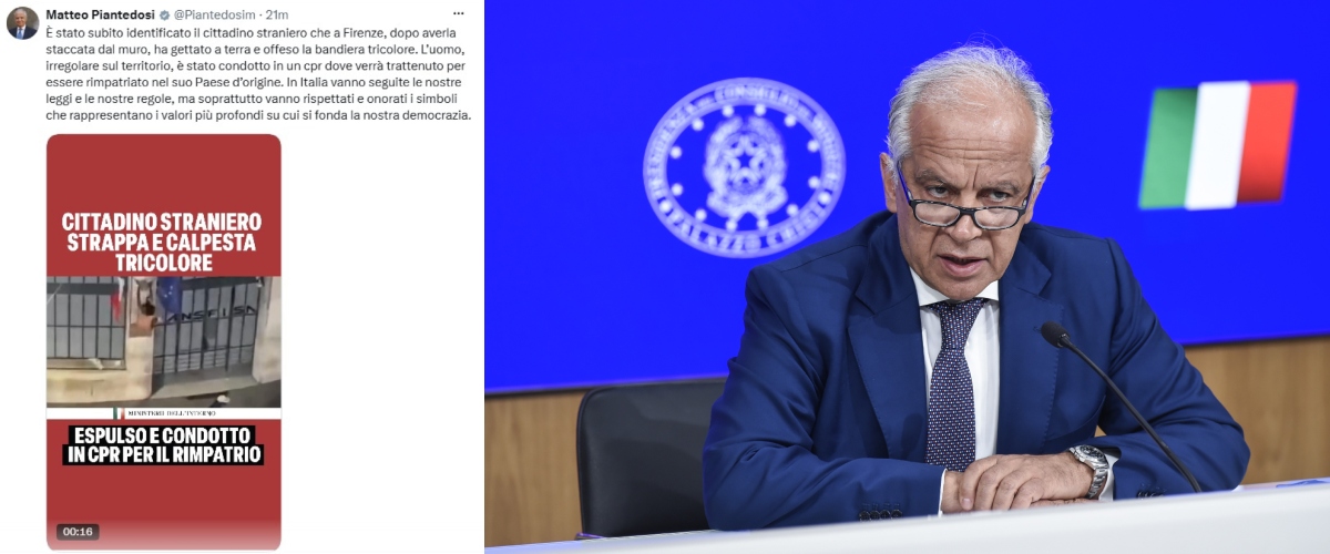 sfregio al tricolore l8217immigrato che ha strappato la bandiera e ci ha sputato sopra sar224 espulso subito piantedosi e fdi tolleranza zero da Secoloditalia.it sfregio al tricolore l8217immigrato che ha strappato la bandiera e ci ha sputato sopra sar224 espulso subito piantedosi e fdi tolleranza zero