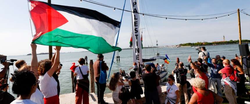 Venezia 83 tra Flotilla e vip pro-Pal