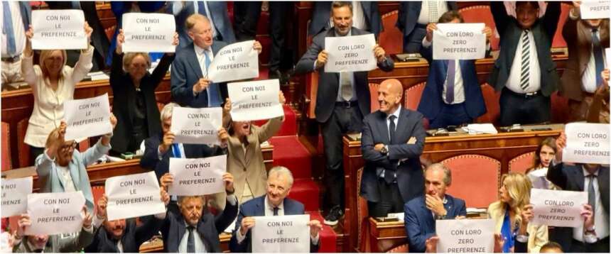 Legge elettorale, bocciato l’emendamento del Pd. Meloni: “Tornano le preferenze dopo 35 anni. Il centrodestra ha scelto di reintrodurle”