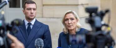 Jordan Bardella e Marine Le Pen