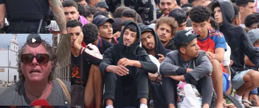 Ceuta, la mamma asfalta l’opinionista sull’immigrazione: «Porta qui i tuoi figli e falli uscire, se hai i cogli…» (video)