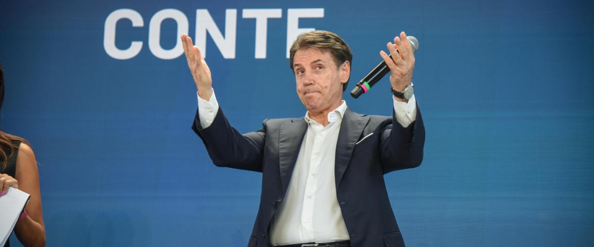Giuseppe Conte a Nova, la kermesse del M5S