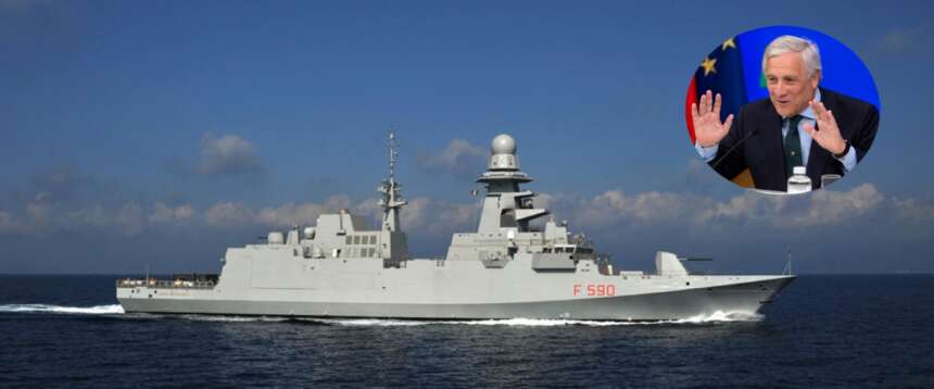 Bab el-Mandeb, la fregata Bergamini scorta un mercantile italiano. Tajani: “Da mesi chiediamo all’Ue di rafforzare Aspides”