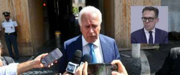 Il presidente Pd della Regione Toscana, Eugenio Giani. Nel riquadro, il sindaco di Pisa, Michele Conti