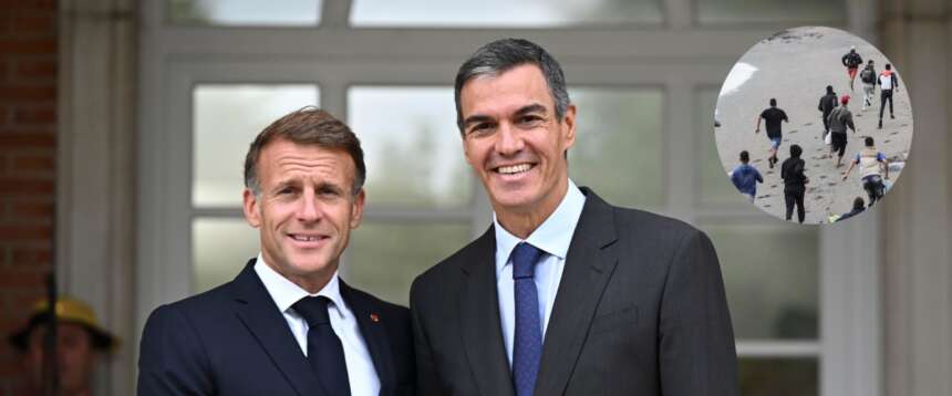 Anche Macron dà la sveglia all’amico Sanchez: “Servono soluzioni ferme per proteggere le frontiere europee”