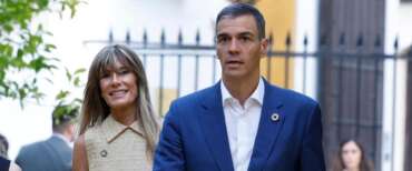 Pedro Sanchez e la moglie Begona Gomez