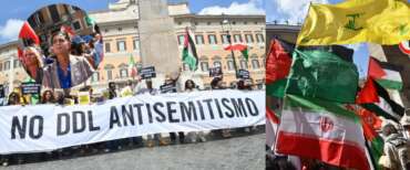 Ddl antisemitismo, bandiere di Hamas e Hezbollah al presidio davanti alla Camera. Tra gli attivisti anche Pd e 5Stelle