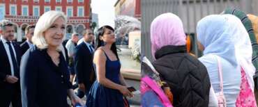 Le femministe francesi riabilitano il velo islamico pur di protestare contro la Le Pen: il surreale cortocircuito