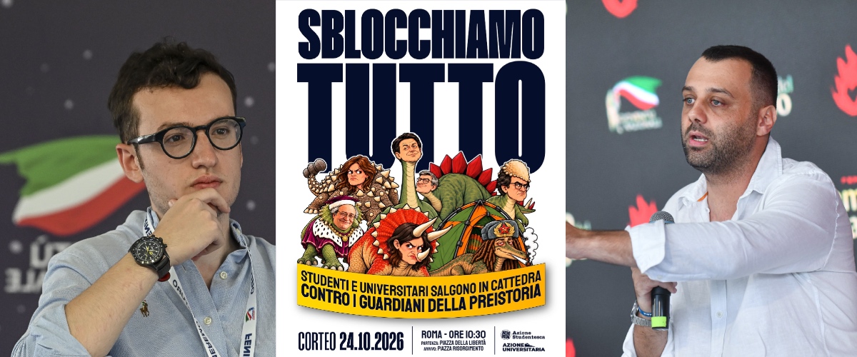 sblocchiamo tutto azione universitaria e azione studentesca in piazza ripetizioni agli studenti antif224 e ai dinosauri progressisti da Secoloditalia.it sblocchiamo tutto azione universitaria e azione studentesca in piazza ripetizioni agli studenti antif224 e ai dinosauri progressisti