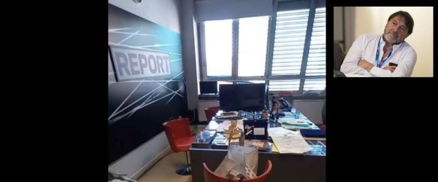 Ranucci fa gli scatoloni e sgombera la redazione di “Report”: tutto in diretta social ovviamente