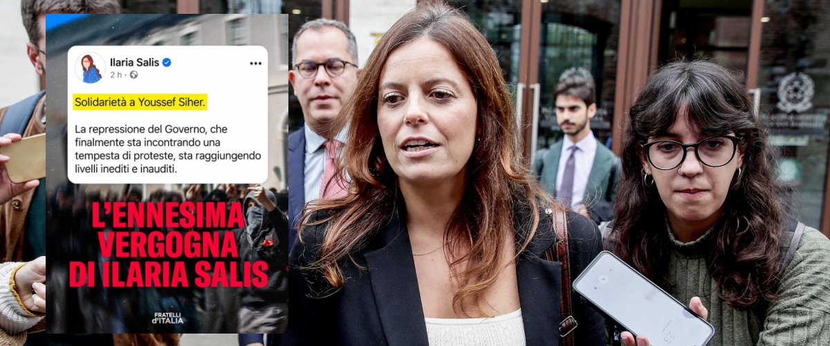 ilaria salis corre in difesa di youssef siher 200 un capro espiatorio fdi sempre dalla parte sbagliata a fianco di chi odia l8217occidente da Secoloditalia.it ilaria salis corre in difesa di youssef siher 200 un capro espiatorio fdi sempre dalla parte sbagliata a fianco di chi odia l8217occidente