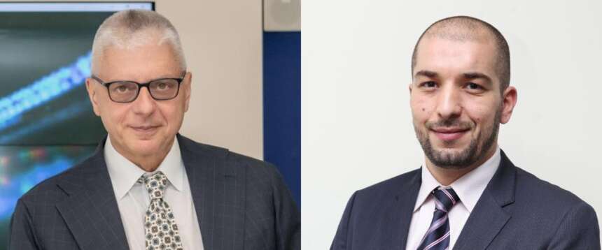 Antonio Amati, Deputy Ceo di Almaviva; Nasser El Abdouli, Rvp Emea Channel Sales di F5