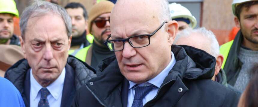 L’assessore Pino Battaglia e il sindaco Roberto Gualtieri