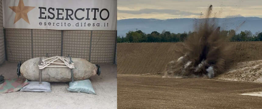 Riemerge una super bomba americana: 227 kg, rischio strage. L’ordigno è stato rimosso e fatto brillare