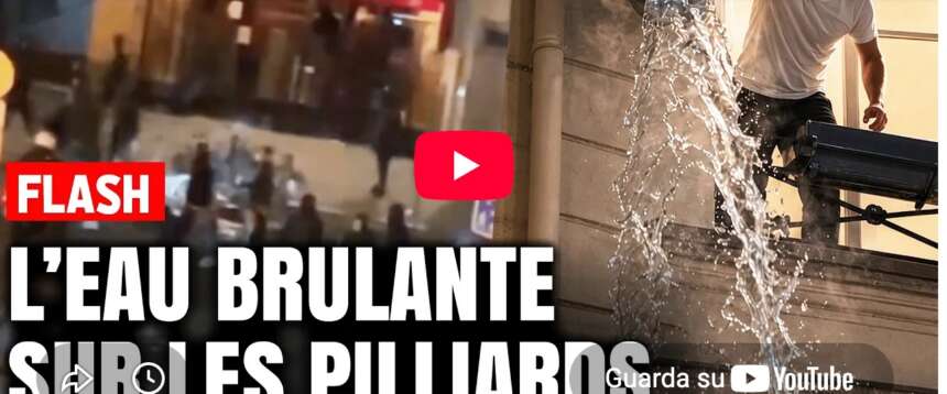 Storie da Rivoluzione francese, Macron barricato come Luigi XVI: i cittadini lanciano acqua bollente contro i teppisti