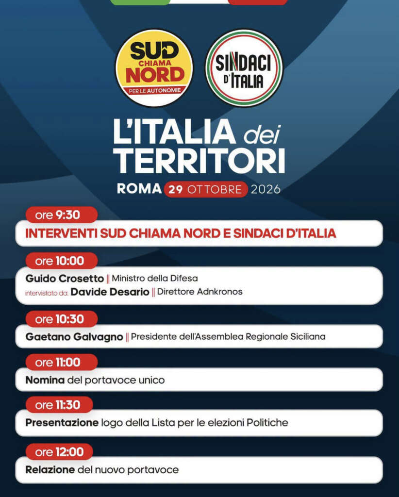 Cateno De Luca L’ITALIA DEI TERRITORI Cateno De Luca L’ITALIA DEI TERRITORI