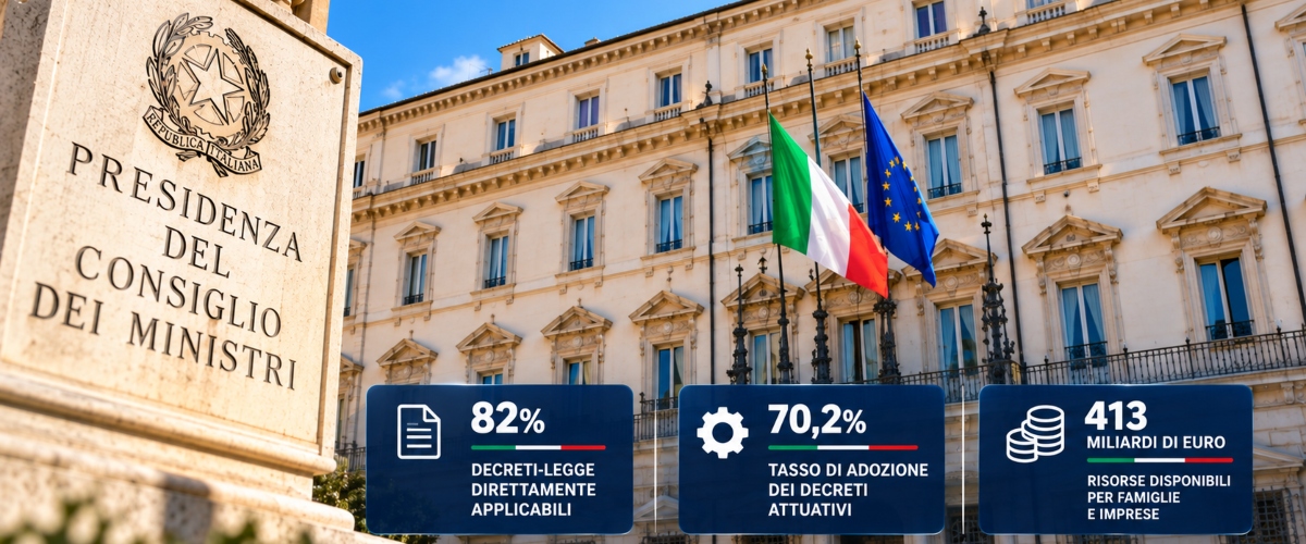 governo meloni nuovo record sull8217attuazione delle leggi disponibili quasi 413 miliardi per famiglie e imprese da Secoloditalia.it governo meloni nuovo record sull8217attuazione delle leggi disponibili quasi 413 miliardi per famiglie e imprese