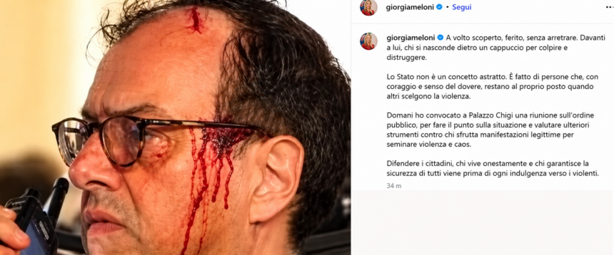 “A volto scoperto, senza arretrare”. Chi è il poliziotto eroe esaltato dalla Meloni nella battaglia contro i maranza